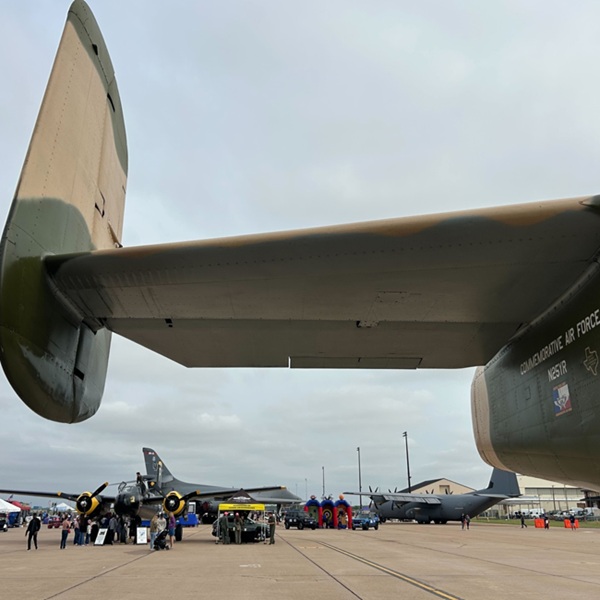 The CAF Central Texas Wing hosts various events throughout the year, including Aviation Discovery Fest – a two-day event celebrating aviation history, education, and innovation. 