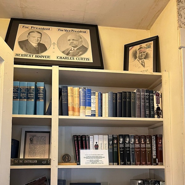 Visitors can explore exhibits detailing Hoover's early life, his humanitarian efforts during World Wars I and II, and his presidency from 1929 to 1933. 