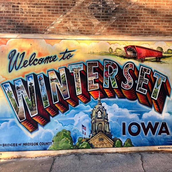 Winterset is best known as the setting for The Bridges of Madison County, with six historic covered bridges. 