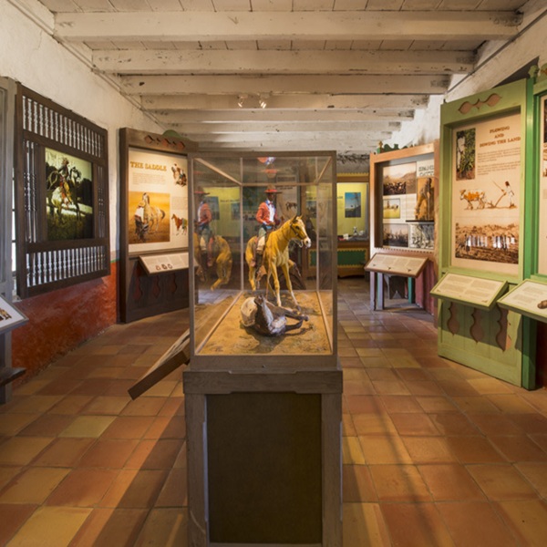 The park includes interpretive exhibits and displays explaining the Rancho era, the hide-and-tallow trade, and the cultural blending of Mexican, Native American, and early European influences in California. 