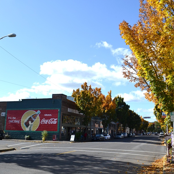 Visitors can explore the historic downtown district, which contains one of the most intact collections of early twentieth-century commercial buildings in Lane County. 