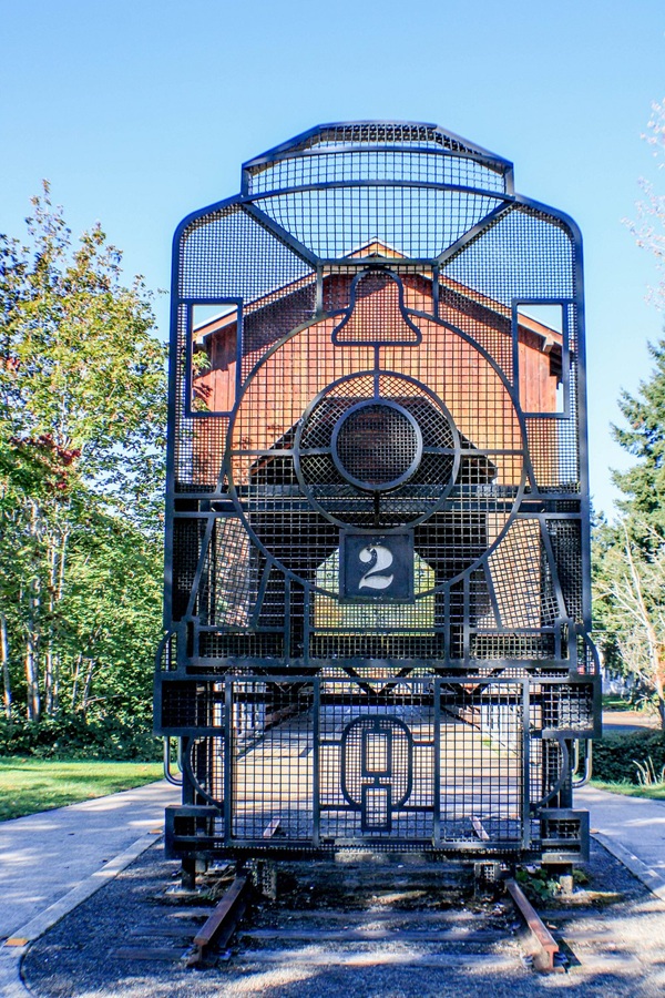 Chambers Covered Railroad Bridge    - Display Image