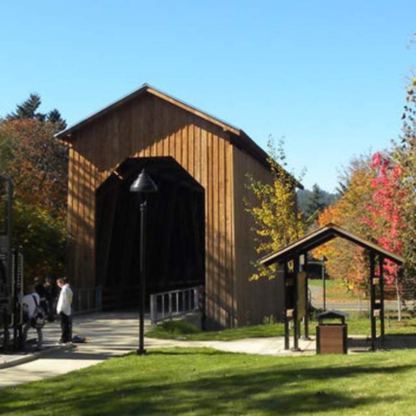 Chambers Covered Railroad Bridge    - Webpage Image