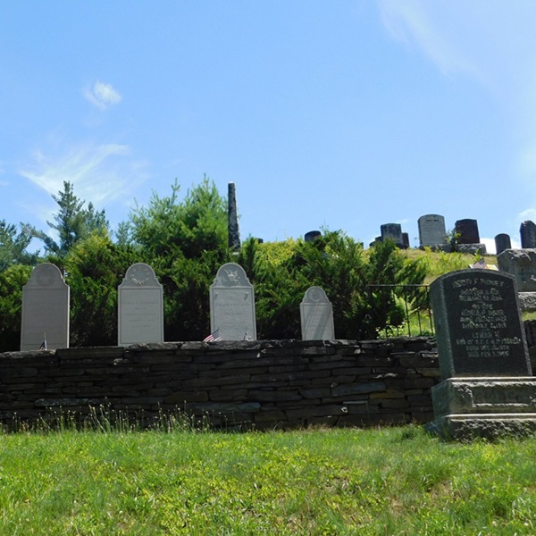 The Plymouth Notch Cemetery, where Calvin Coolidge is buried, along with other members of the Coolidge family. 