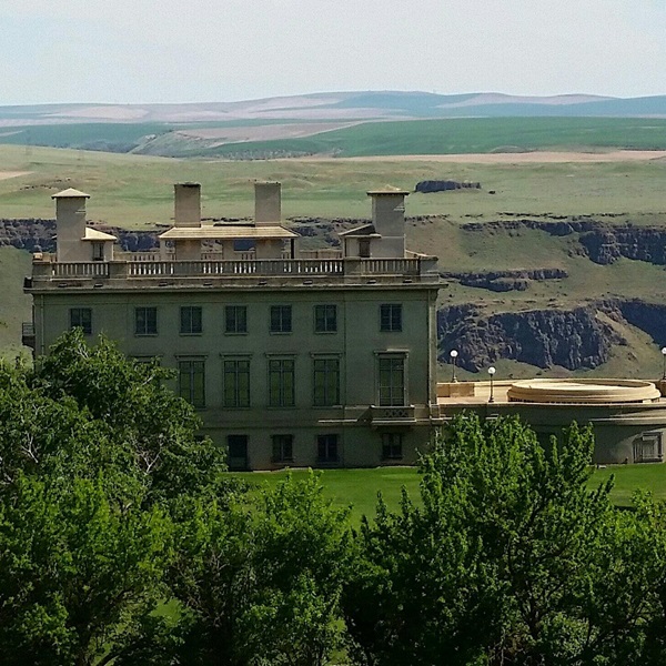 Visitors can explore the Maryhill Museum of Art, featuring an eclectic collection of art, including works by Rodin, and European and American paintings. 