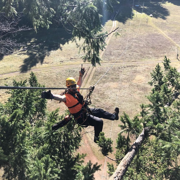Treehouse Ziplines features a variety of zipline courses, each designed with different heights, lengths, and speeds to cater to various thrill levels. 