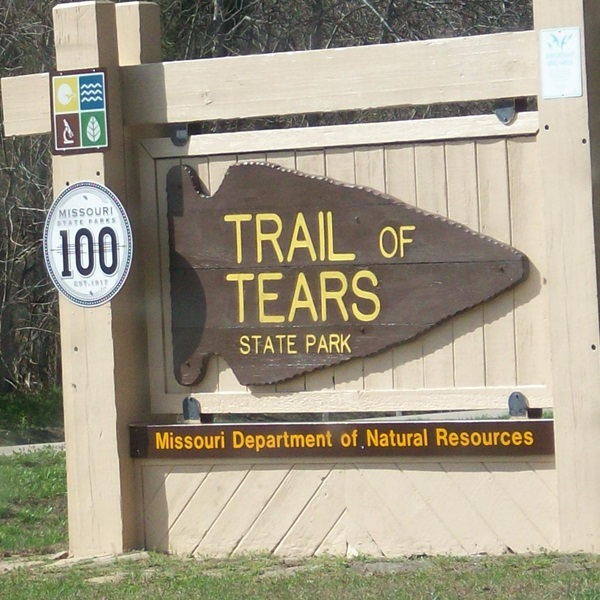 The park preserves a portion of the route traveled by Cherokee, Choctaw, Chickasaw, Muscogee (Creek), and Seminole tribes during the forced relocation. 