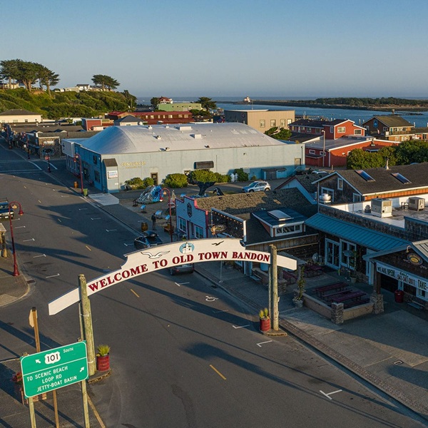 Old Town is the heart of Bandon's shopping, dining, art, and waterfront experience. The historic district occupies roughly 10 square blocks along the Coquille River and is particularly enjoyable on foot. 
