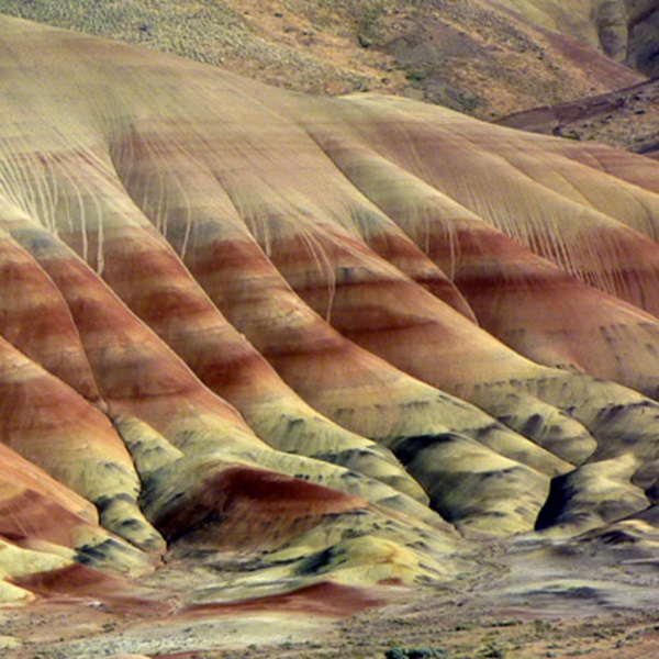 Painted Hills Unit is the most iconic and photographed area, known for its vividly layered hills of red, gold, black, and tan claystone that change color with moisture and light. 