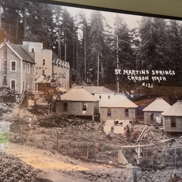 The commercial resort was established in the late 1800s, with development beginning around 1897 as interest in therapeutic mineral springs grew throughout the United States.
