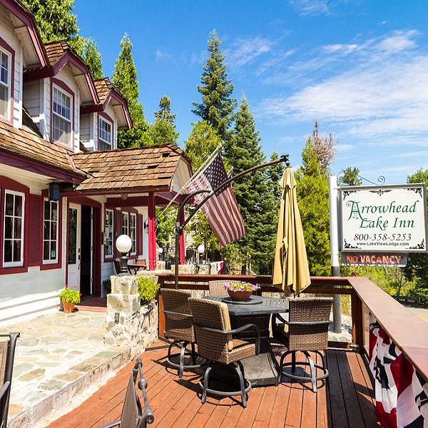 The Arrowhead Lake Inn is one of the area’s first lodgings, built in 1920s as a Bed and Breakfast run by a grandmother and her grandson. 