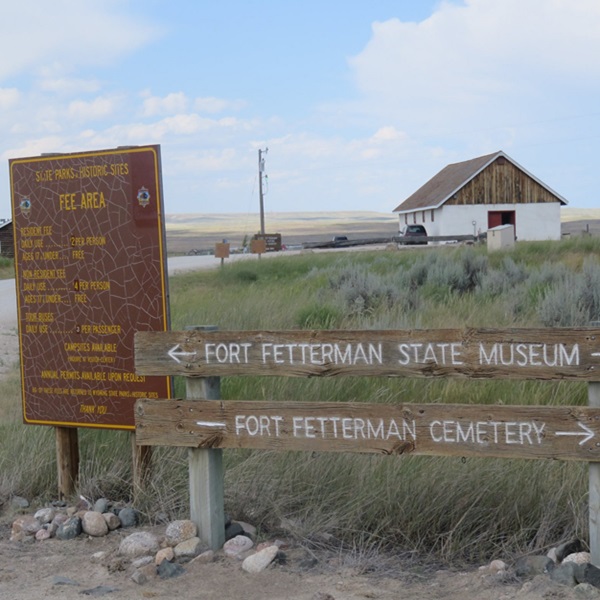 Fort Fetterman State Historic Park was built as a major supply point for the United States army's operations in the area, and is located north of Douglas. 