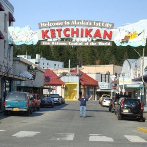 Ketchikan, Tlingit name for the town’s creek, is known as “Alaska’s First City.”