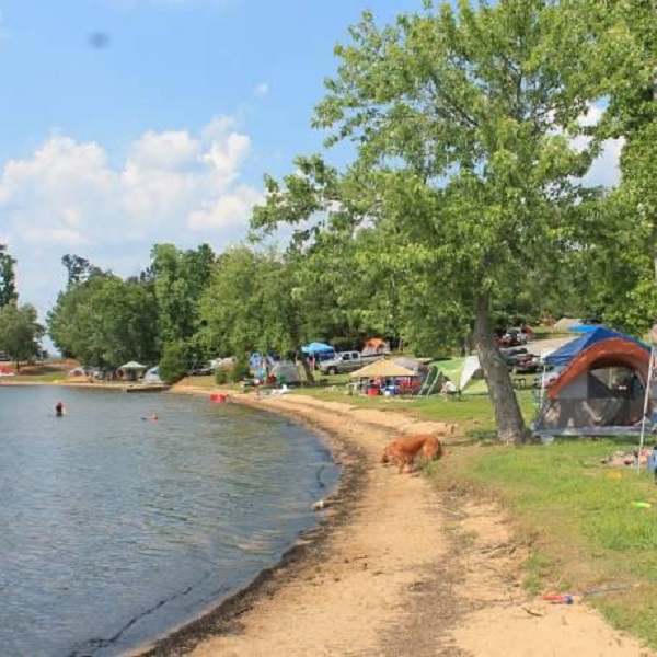 The state park also offers lakeside primitive camping.