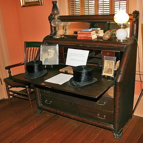 Some say that Judge Clayton’s office looks like he just stepped out, a credit to the authenticity of the decor. 