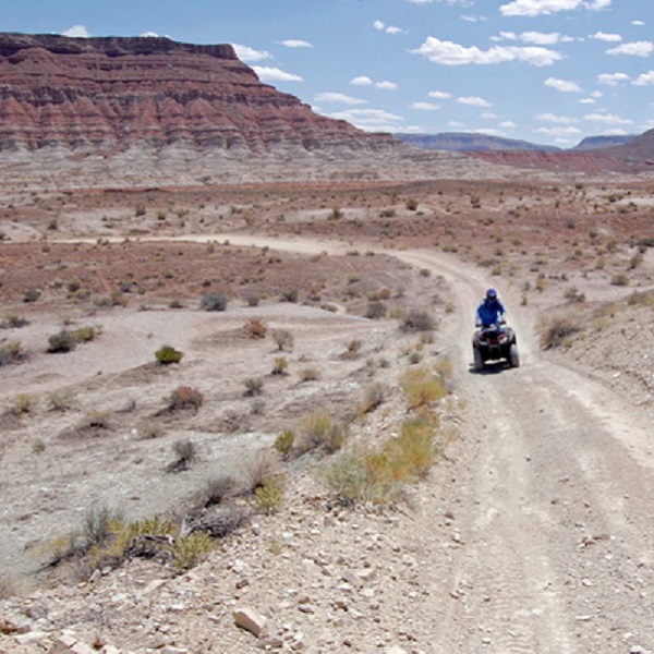 The BLM land outside of Bouse in La Paz County offers hundreds of miles of riding trails. 