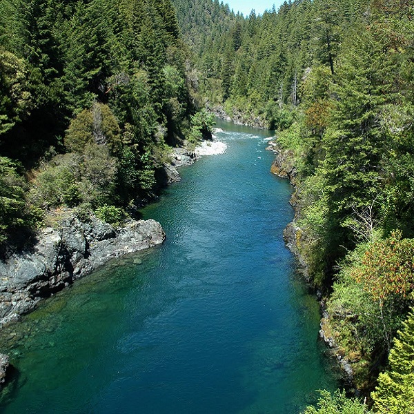 The Smith River, a Wild and Scenic Rivers, flows through Del Norte County