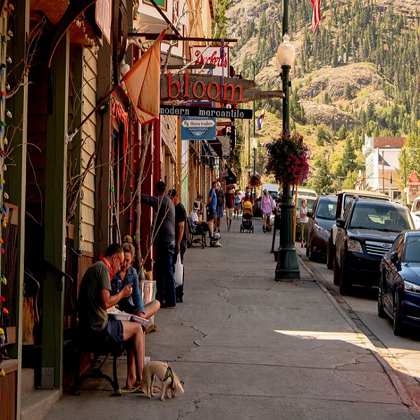 Ouray boasts many craftsmen, artisans, and fine dining in its historic downtown district. 