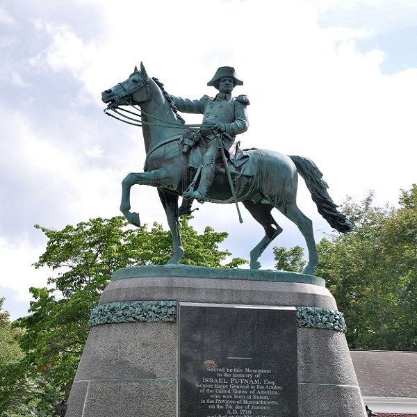 The Israel Putnam Monument in Brooklyn.