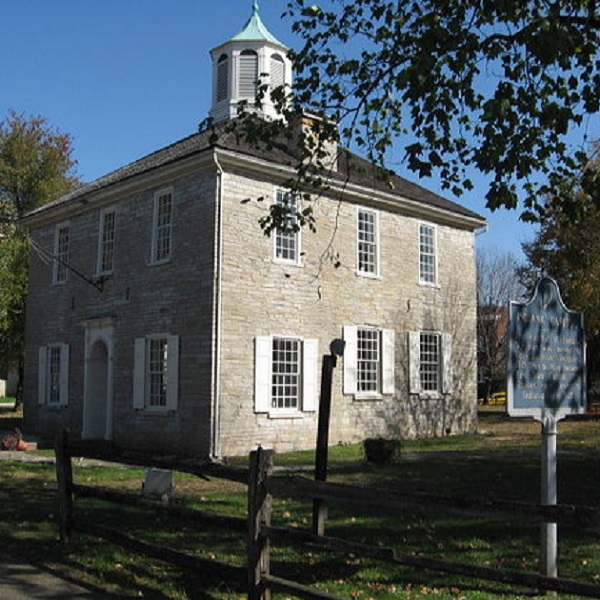 The historic old capitol in Corydon. 