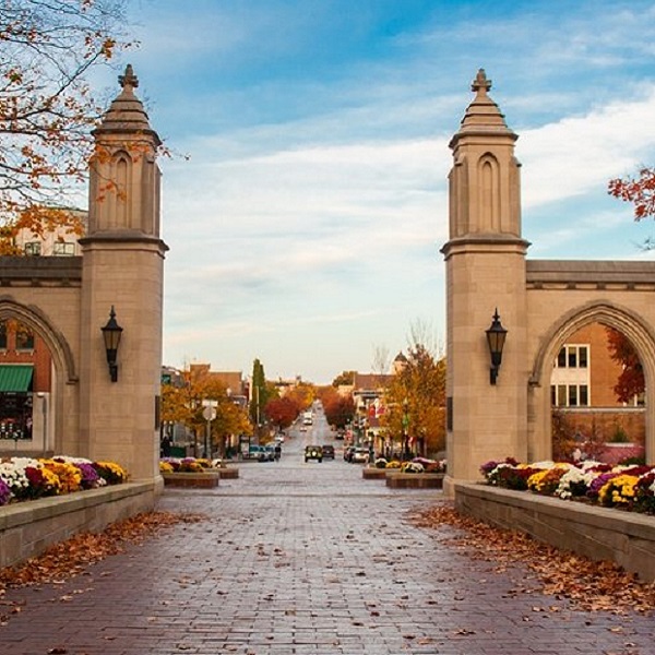 Historic downtown Bloomington. 