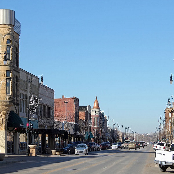 Arkansas City’s historical downtown district was the effect of the population explosion in 1889 for those gathering for the Oklahoma Land Rush. 
