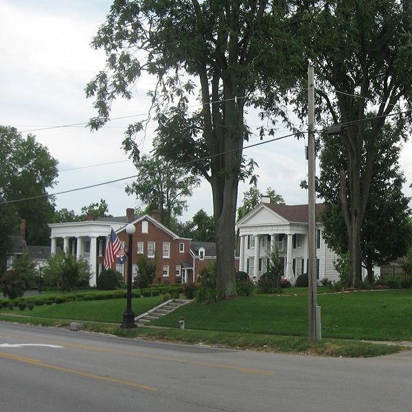 Harrodsburg sits among four historic districts, including the College Historic District. 