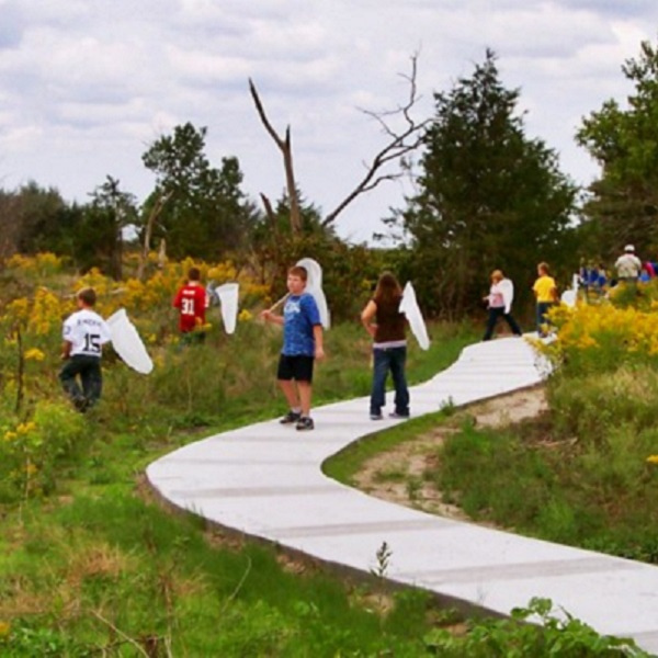Monarch butterflies use these wetlands as a stop-over during their winter migration to South America.