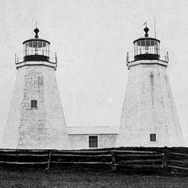 Sixth Order Fresnel lenses in twin towers lit the way for mariners for 154 years before the U.S. Coast Guard demolished one during an upgrade of the other to a Fourth Order Fresnel Lens.