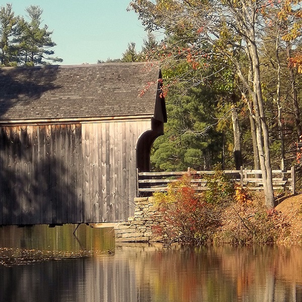 The famous Vermont Covered Bridge.