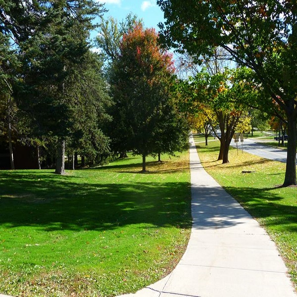 Williamstown has 140 acres of walking trails, woodlands, and meadows. 