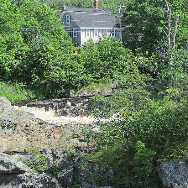 The Bad Little Falls of the Machias River are in downtown Machias.