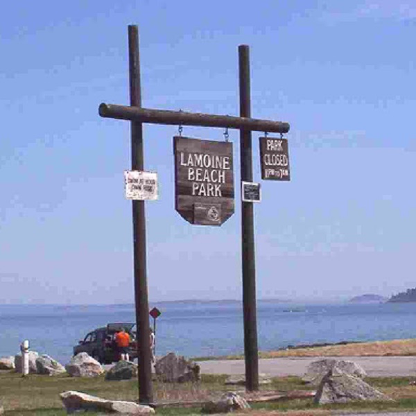 Lamoine State Park is situated in the town of Lamoine, Hancock County, along the coast of Frenchman Bay.