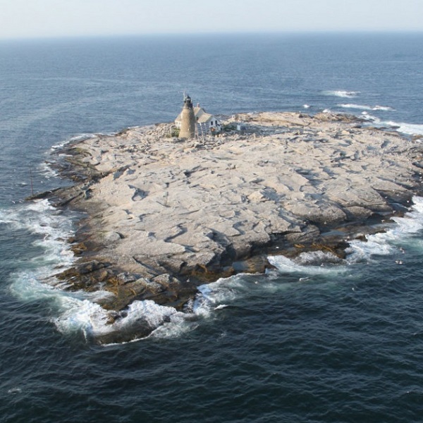 The nearby Mt. Desert Rock Lighthouse really isn’t that nearby...it lies on a rock 26 miles east of Trenton in the Atlantic Ocean.