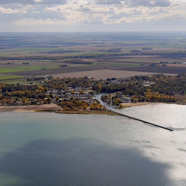 Caseville, formally Port Elizabeth, sits on the shore of Lake Michigan.
