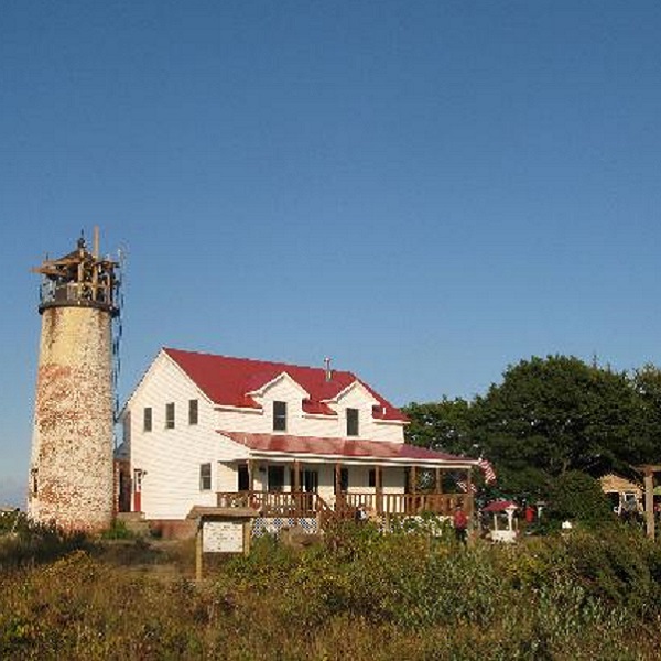 The Charity Island Lighthouse can be rented for a stay on the island.