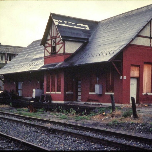 The historic Hancock Station of the Western Maryland Railway. 