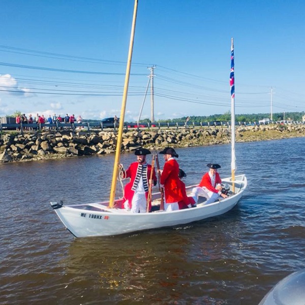 Machias features a reenactment of the first naval battle of the Revolutionary War.