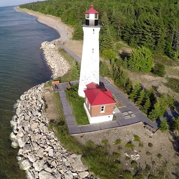 The Crisp Point Light is another lighthouse nearby Paradise.