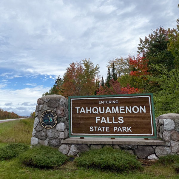 The falls are the centerpiece of Tahquamenon Falls State Park, encompassing 50,000 acres of natural resources. 