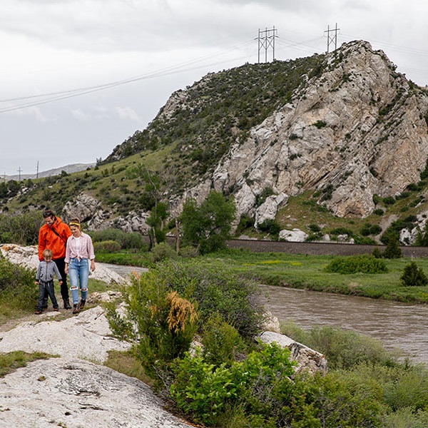 Hiking trails parallel the start of the river’s 2,300 mile journey to the Gulf of Mexico. 