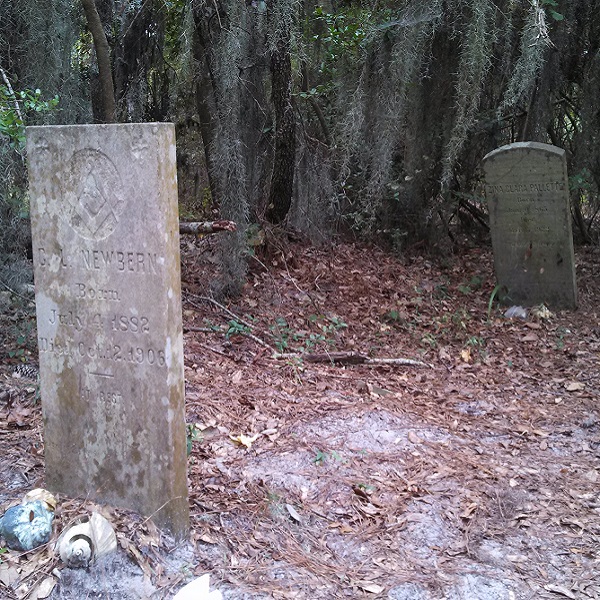 The community of Wash Woods seemed to have disappeared one day. All that remains of the town are a few buildings, and a cemetery.