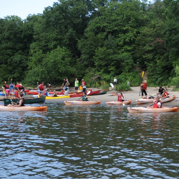 Sitting at the confluence of the Minnesota and Blue Earth rivers provides canoeing opportunities in both. 