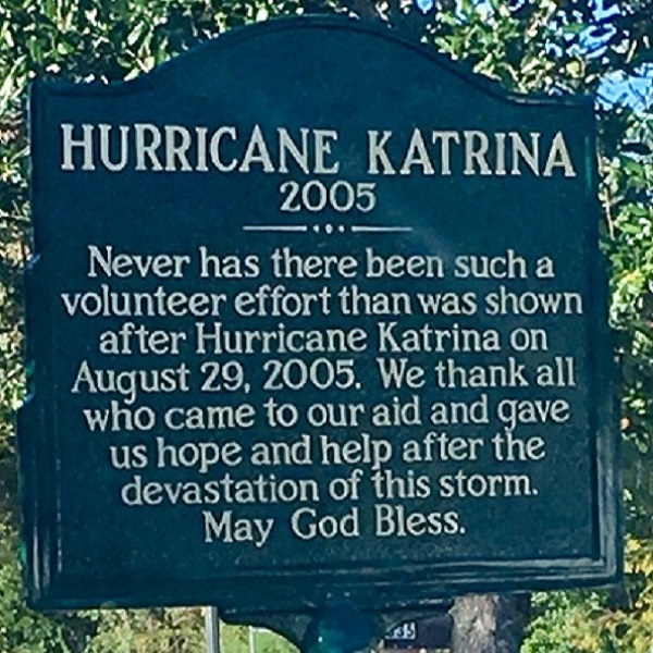 The recovery effort after Hurricane Katrina was due in part to the efforts of the many volunteers who helped pick up the pieces.