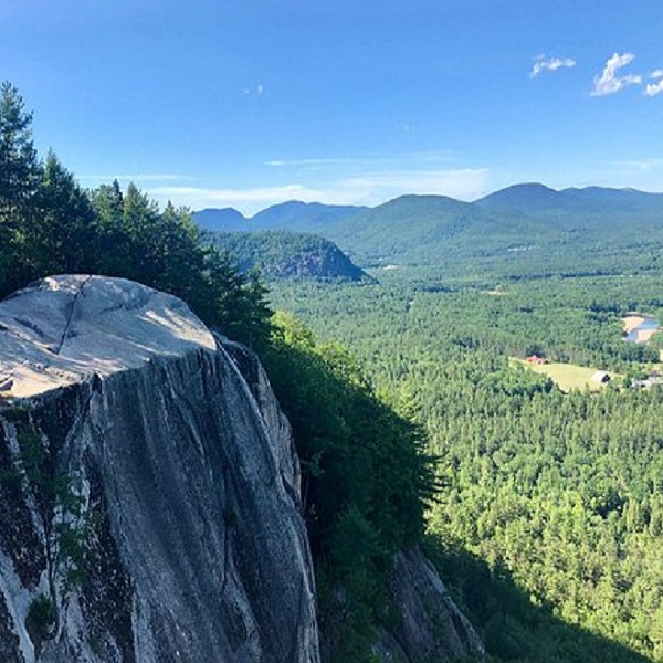 Overlooking the beautiful White Mountains above North Conway. 