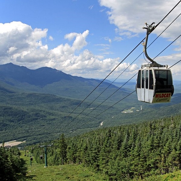 The Wildcat gondola provides year-round picturesque views of the Mt. Washington Valley. 
