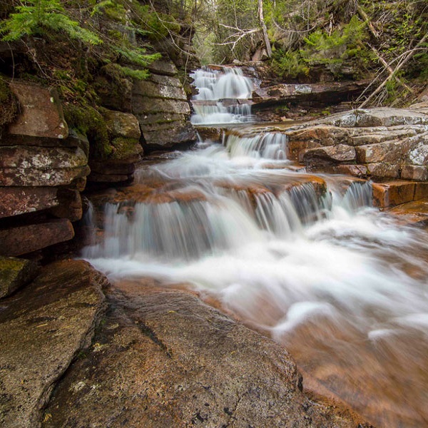 Bemis Brook Falls Crawford Notch State Park - Webpage Image