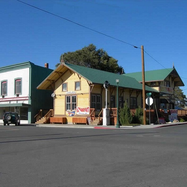 The Central Pacific Railroad Depot put Lovelock on the map.