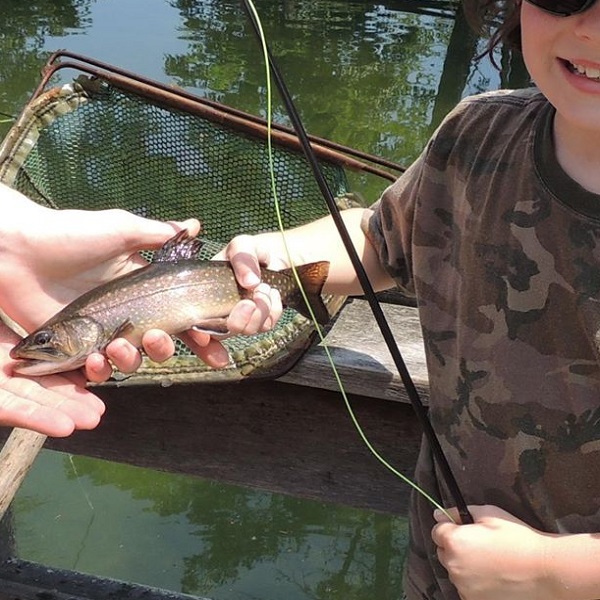 During the summer months, visitors can learn about healthy family eating while attempting to catch dinner with the hatchery’s “Catch & Keep” trout fishing program.