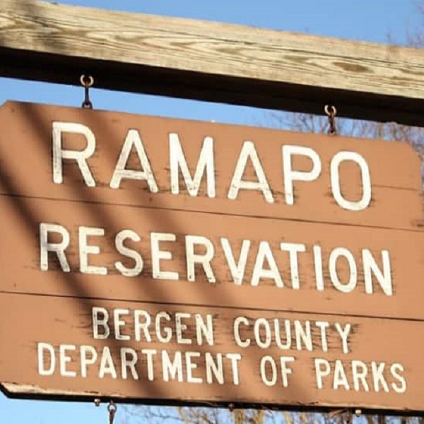 The falls are located within 4,000 acres of Ramapo Reservation in Mahwah. 